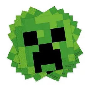 Szalvéta 33x33cm 20db, Minecraft