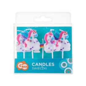 Gyertya unikornis 5db