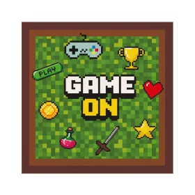 Szalvéta 33x33cm 20db, Game On