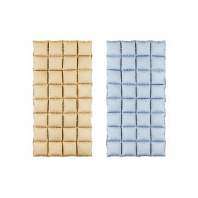   Háttér dekoráció lufiból, falpanel lufiból, Kétoldalas, Világoskék-Bézs