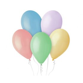   GEMAR Latex lufi 11" (28cm) vegyes macaron színek, 100db/cs