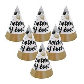 Boldog új évet csákó, 6db, 27702