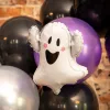 Dekorációs lufi, Halloween, 5db, csak levegővel tölthető