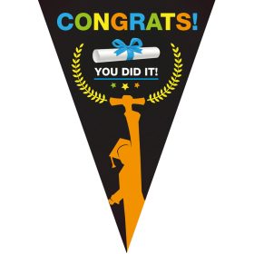 Ballagási zászlófüzér 5m Congrats