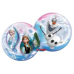 Mintás Bubbles lufi 22" 56cm   Disney Jégvarázs, Frozen