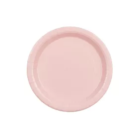 Papírtányér 23cm 6db Rózsaszín