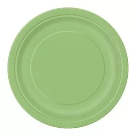 Papírtányér 23cm 8db lime
