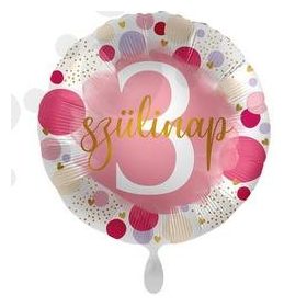 Szám, Számos lufi 17" 43cm - 3-as lufi, mpr-71022