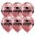 Ballagási latex lufi 11" 28cm Ballagásodra szeretettel!, Chrome, pink, 6db