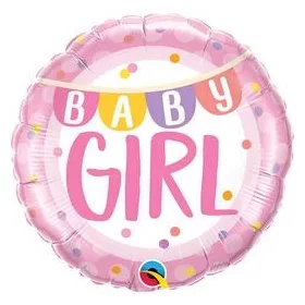 Lufi babaszületésre 18" 45cm - Baby Girl