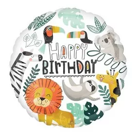 Szülinapi lufi 18" 45cm Happy Birthday!