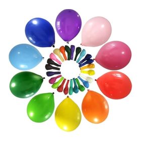   BALONEVI Latex lufi, 12" 30cm, 100db/cs, , Pastel Assorted, vegyes színek