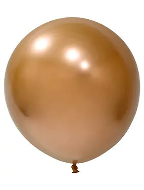 BALONEVI Latex lufi 24" 60cm, 3db/cs, Krom Copper, Króm Réz