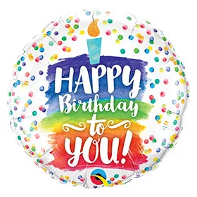 Szülinapi lufi 18" 46cm Happy Birthday to you!