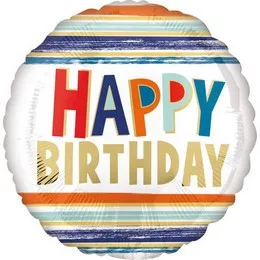 Szülinapi lufi 18" 45cm Happy Birthday
