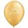 Szilveszter latex lufi 11" 28cm  6db arany Boldog Új Évet szilveszteri lufi, 32926