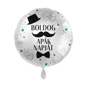   Apák napi lufi 17" 43cm Boldog Apák napját, mpr-81080