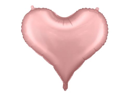 Egyszínű szív fólia lufi 29" 75cm rózsaszín szív