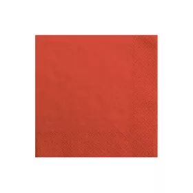 Szalvéta 33x33cm egyszínű 20db Piros