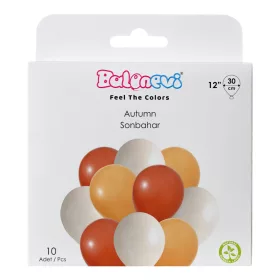 Lufi 12", 30cm 10db vegyes színek, Autumn