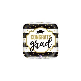 Ballagási fólia lufi 18" 46cm Congrats grad