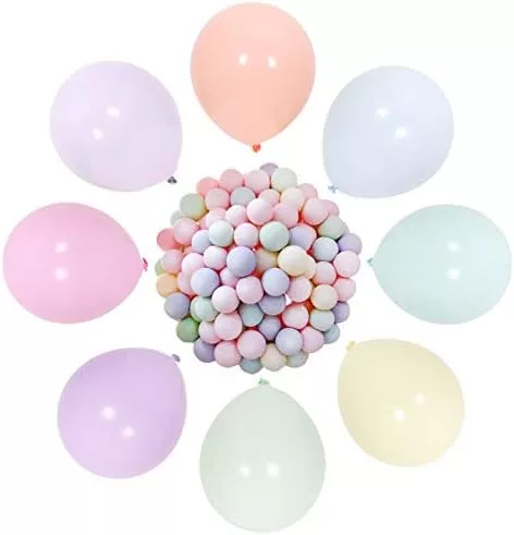BALONEVI Latex lufi, 9" 23cm 100db/cs, Macaron Assorted, Macaron vegyes színek