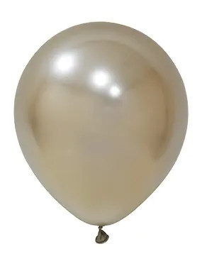 BALONEVI Latex lufi 18" 45cm, 25db/cs, Krom White Gold, Króm Fehérarany