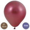 Króm latex léggömb 11" (28cm-es) ruby red, NBW