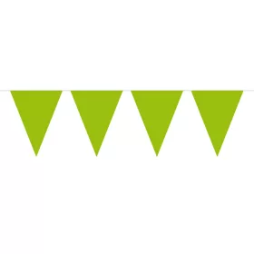 Zászlófüzér 10m, Világoszöld, Lime