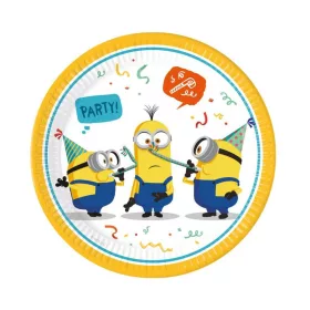Papírtányér 23cm 8db Gru, MInion
