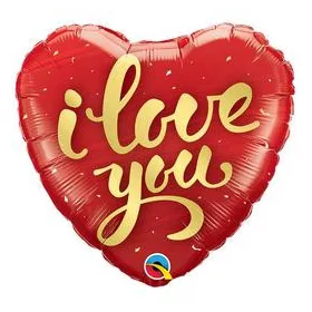 Lufi 18" 45cm "Love you" szív