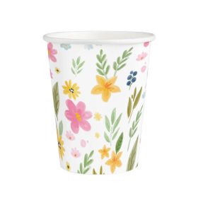 Papírpohár 2,7 dl 6db, Virágok