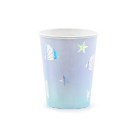 Papírpohár Sellő, kagyló 2,2dl, 6db 