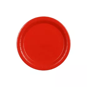 Papírtányér 23cm 6db Piros