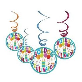 Boldog születésnapot! függő dekoráció, Jamboree, 34975