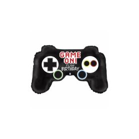   Szülinapi lufi 36" 91cm óriás fólia, Gamer, kontroller