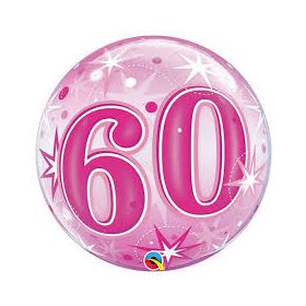 Számos Bubbles lufi 22" 56cm 60-as számmal