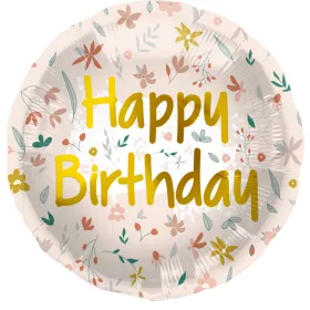 Szülinapi lufi 18" 45cm Happy Birthday