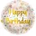 Szülinapi lufi 18" 45cm Happy Birthday