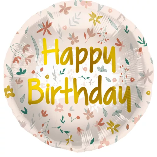 Szülinapi lufi 18" 45cm Happy Birthday