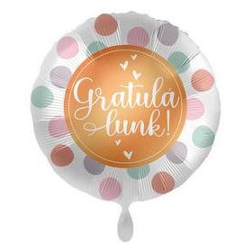 Fólia lufi 17" 42cm Gratulálunk, mpr-70201