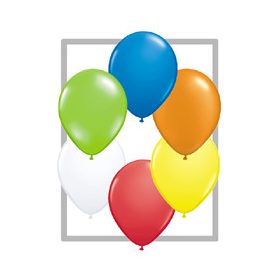   BELBAL Latex lufi 11" (28cm) vegyes standard színek, 100db/cs, d095300100