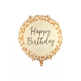 Lufi 18" 45cm Leopárd, Happy Birthday