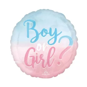 Lufi babaszületésre 17" 43cm - Boy or Girl 