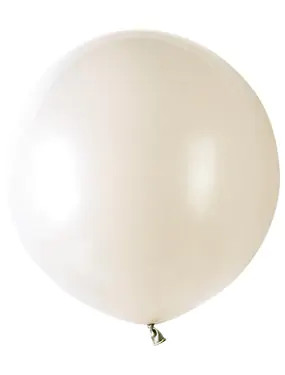 BALONEVI Latex lufi 24" 60cm, 3db/cs, Pastel White Sand, Homokszín