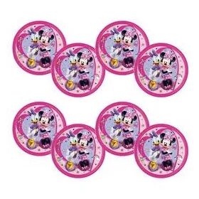 Papírtányér 23cm 8db Minnie