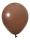 BALONEVI Latex lufi 18" 45cm, 25db/cs, Pastel Brown, Barna