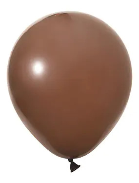 BALONEVI Latex lufi 18" 45cm, 25db/cs, Pastel Brown, Barna