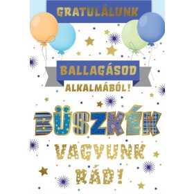 CARDEX Képeslap, Gratulálunk Ballagásod alkalmából