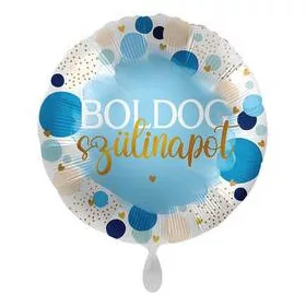 Szülinapi lufi 17" 42cm Boldog Szülinapot, 70294
